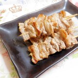 焼肉用を重ねて刺す！牛カルビ串